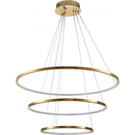 Lampa wisząca Circle Slim LED złota | Step Into Design