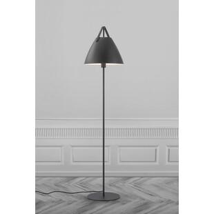 Lampa podłogowa czarna Strap 36 | Design For The People