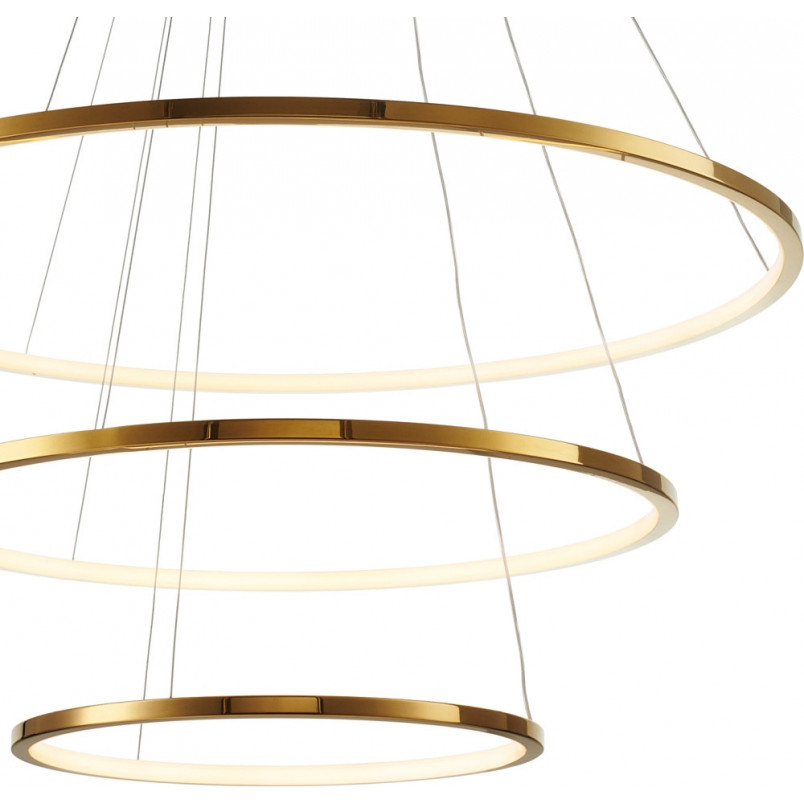 Lampa wisząca Circle Slim LED złota | Step Into Design