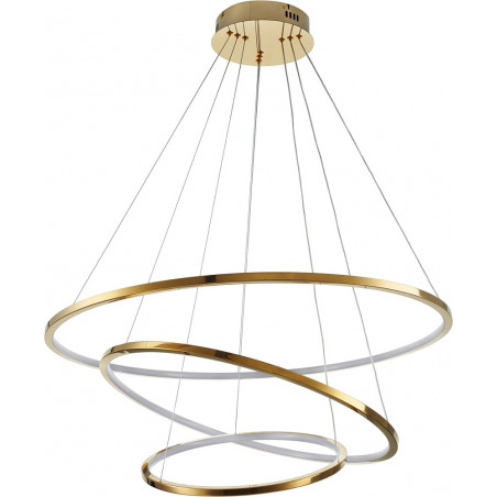 Lampa wisząca Circle Slim LED złota | Step Into Design