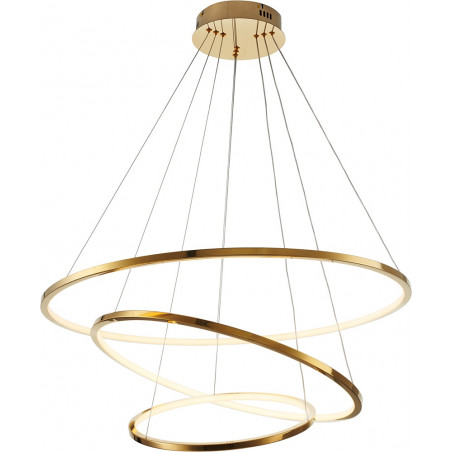 Lampa wisząca Circle Slim LED złota | Step Into Design