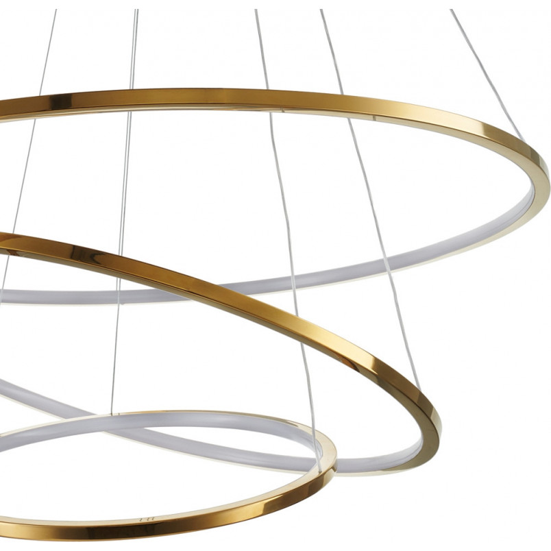 Lampa wisząca Circle Slim LED złota | Step Into Design