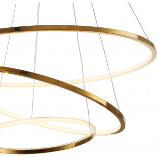 Lampa wisząca Circle Slim LED złota | Step Into Design