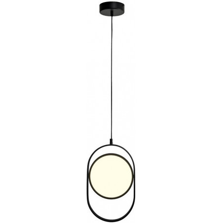Lampa wisząca LED Elipse czarna - Step Into Design