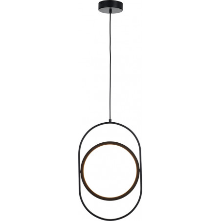 Lampa wisząca LED Elipse czarna - Step Into Design