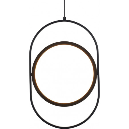 Lampa wisząca LED Elipse czarna - Step Into Design