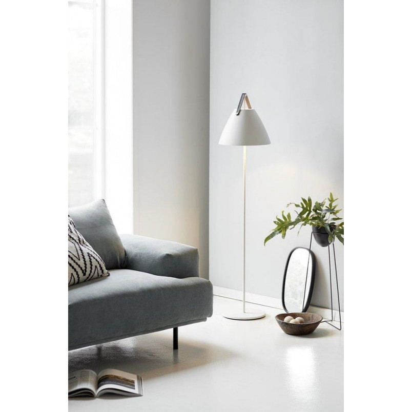Lampa podłogowa Strap 36 biała | Design For The People