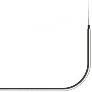 Lampa wisząca LED czarna Minima 80cm - Step Design