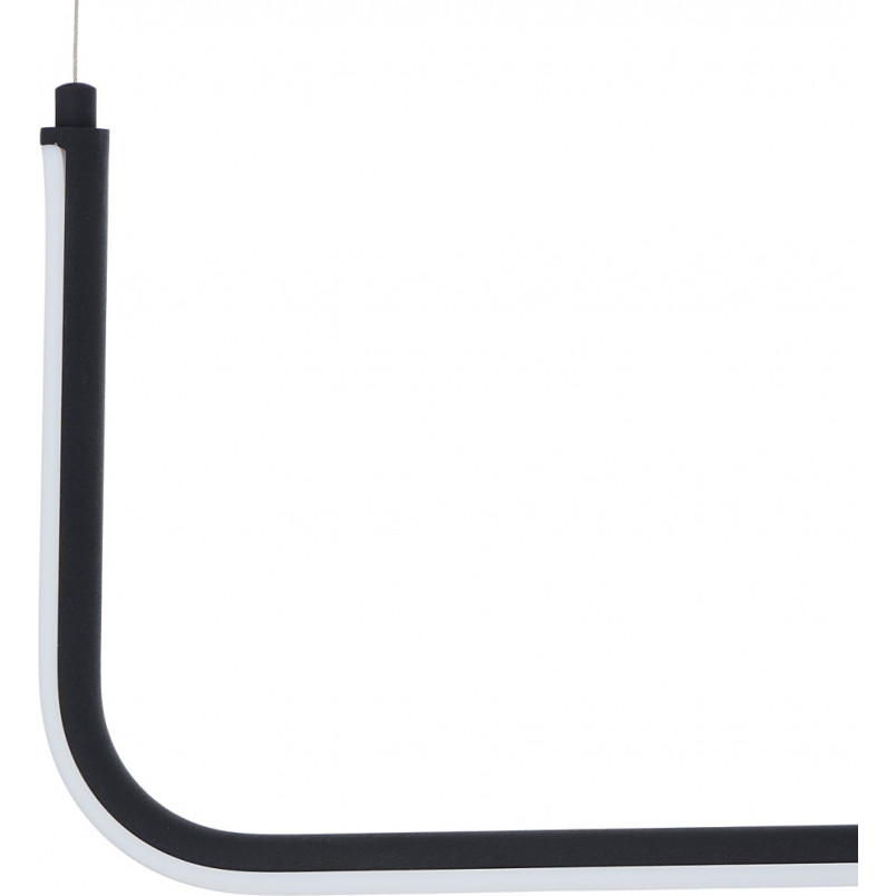 Lampa wisząca LED czarna Minima 80cm - Step Design