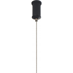 Lampa wisząca LED czarna Minima 80cm - Step Design