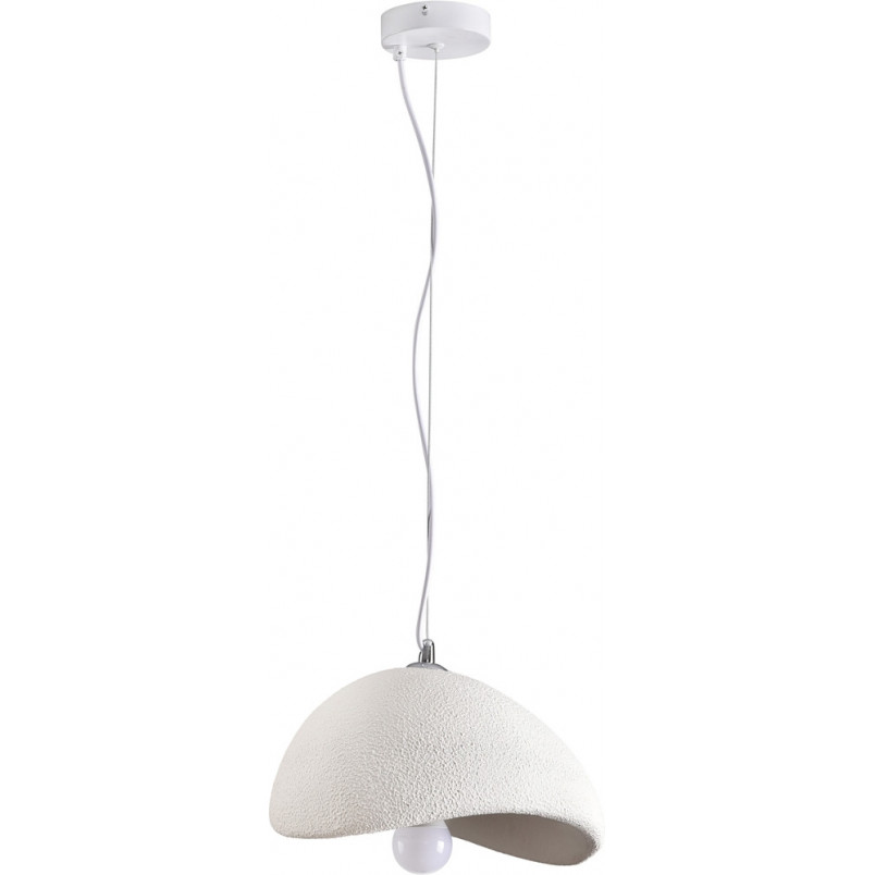 Lampa wisząca Japandi Stone biała | Step Into Design