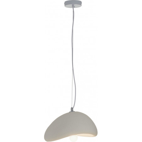 Lampa wisząca Japandi Stone biała | Step Into Design