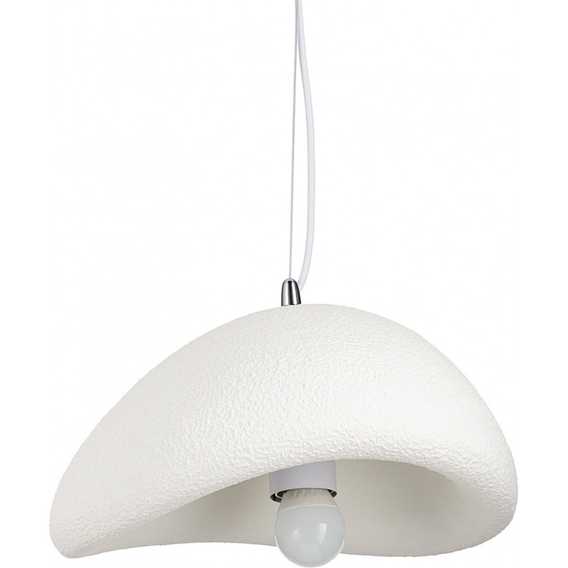 Lampa wisząca Japandi Stone biała | Step Into Design