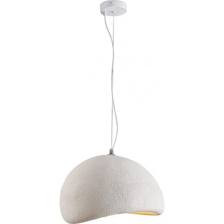 Lampa wisząca Japandi Stone 60cm biała - Step Into Design