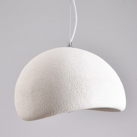 Lampa wisząca Japandi Stone 60cm biała - Step Into Design