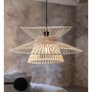 Lampa wisząca boho Duplici 57cm czarna | Markslojd