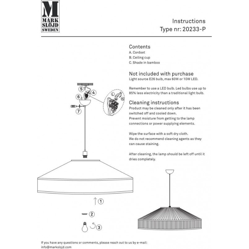 Lampa Wisząca Boho Tapa 70cm Markslojd - Brązowa | Sklep