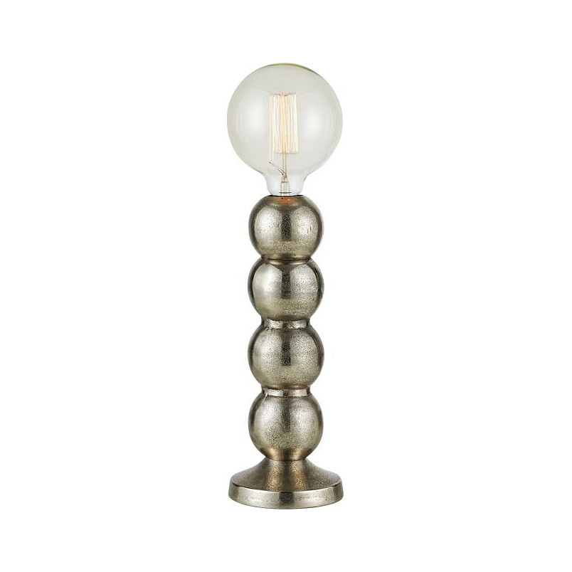 Lampa stołowa orientalna Gong srebrna | Markslojd