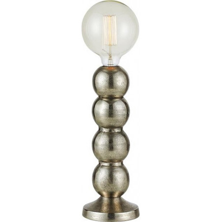 Lampa stołowa orientalna Gong srebrna | Markslojd