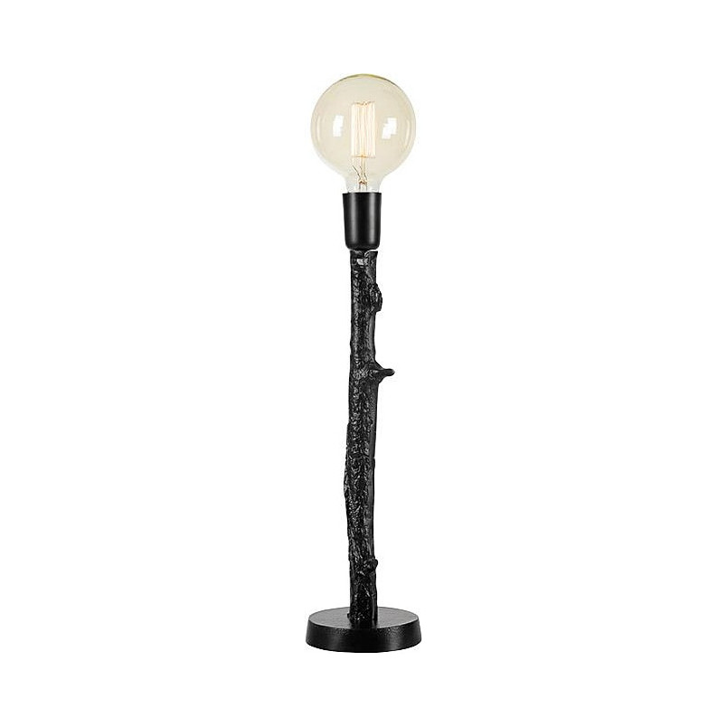 Lampa stołowa czarna Ramo Markslojd | Loftowa lampka E27
