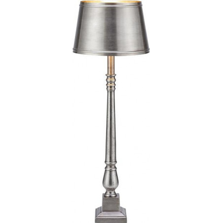Lampa stołowa vintage Metallo - Markslojd | Srebrna