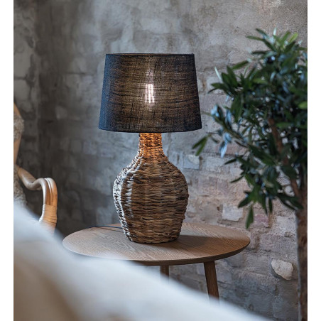 Lampa stołowa pleciona Paglia | Markslojd | Rustykalny Design