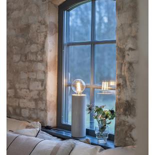 Lampa stołowa drewniana Legna szara Markslojd | Kup online