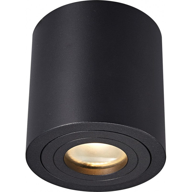 Lampa spot tuba Rondip SL - czarna, IP44 - ZumaLine