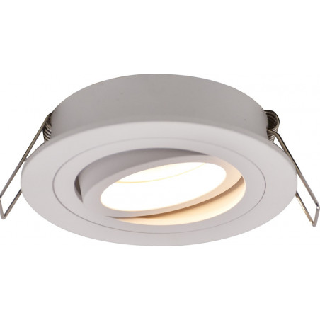 Lampa spot okrągła Chuck biała - ZumaLine | Oświetlenie