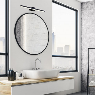Kinkiet LED czarny Arvi 40cm - Idealny nad lustro | ZumaLine