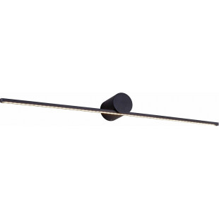 Kinkiet LED Camara czarny 60cm - Minimalistyczny design | Zumaline