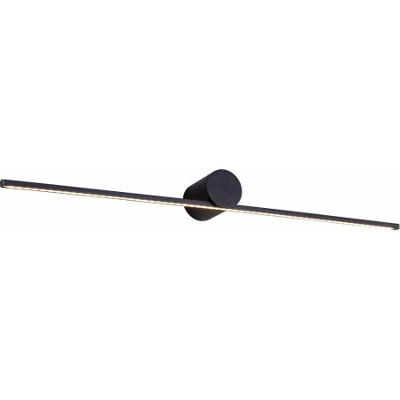 Kinkiet LED Camara czarny 60cm - Minimalistyczny design | Zumaline