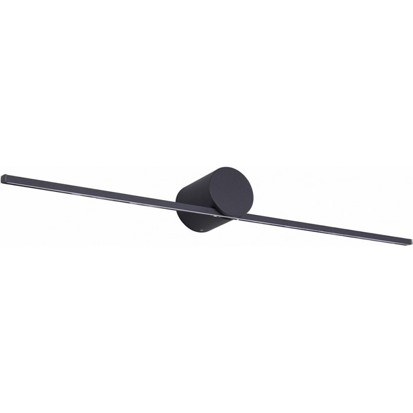 Kinkiet LED czarny Zumaline Camara 40cm - Minimalistyczny design