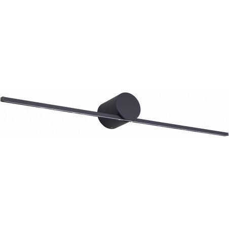 Kinkiet LED czarny Zumaline Camara 40cm - Minimalistyczny design