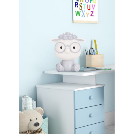 Lampa dla dziecka Owieczka Sheep LED szara | ZumaLine