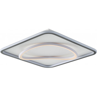 Plafon kwadratowy Lens LED 50x50cm złoty / czarny Zumaline