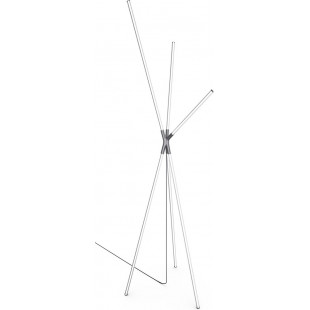 Lampa podłogowa nowoczesna Lautaro LED czarna Zumaline