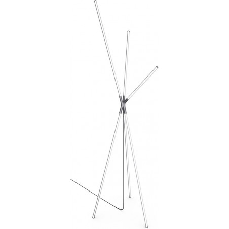 Lampa podłogowa Lautaro LED czarna - ZumaLine | Nowoczesne oświetlenie