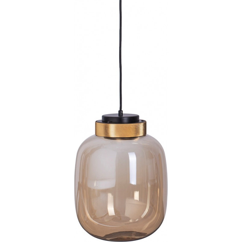 Lampa wisząca szklana Boom | Bursztynowa | Step Design