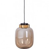 Lampa wisząca szklana Boom | Bursztynowa | Step Design
