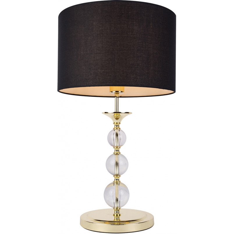 Lampa stołowa Rea czarno-złota ZumaLine | Eleganckie oświetlenie