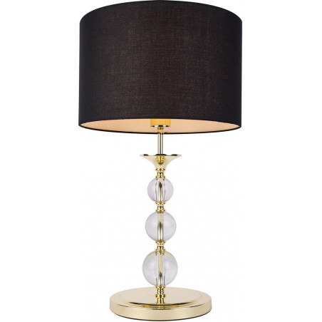 Lampa stołowa Rea czarno-złota ZumaLine | Eleganckie oświetlenie