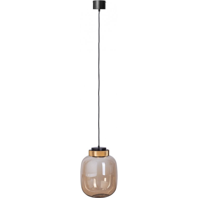 Lampa wisząca szklana Boom | Bursztynowa | Step Design