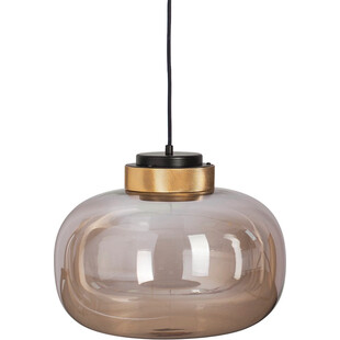 Lampa wisząca szklana Boom bursztynowa | Step Into Design