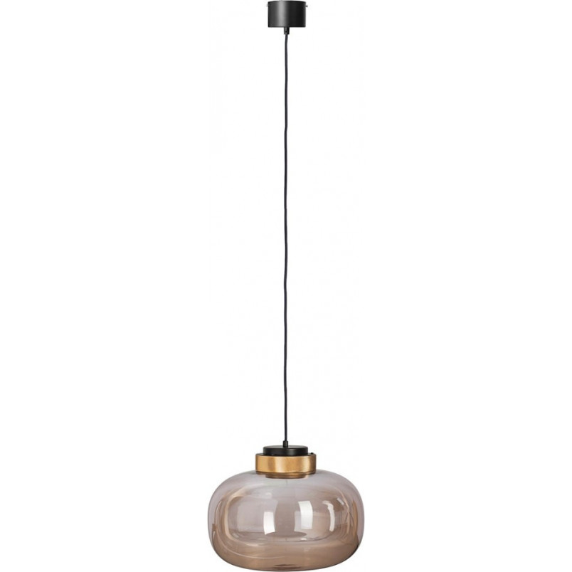 Lampa wisząca szklana Boom bursztynowa | Step Into Design
