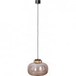 Lampa wisząca szklana Boom bursztynowa | Step Into Design