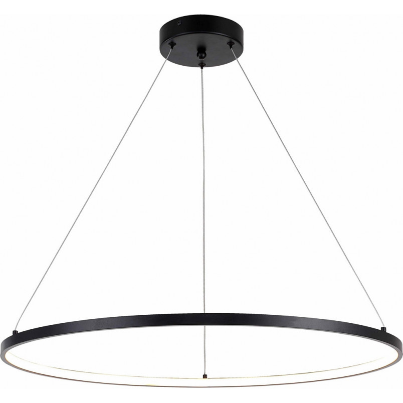 Lampa wisząca LED Horik 60cm czarna - ZumaLine | Minimalizm i styl