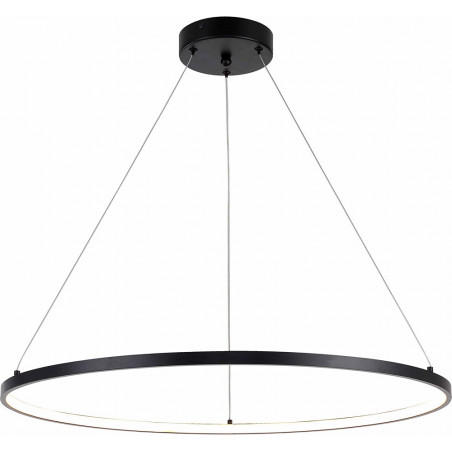 Lampa wisząca LED Horik 60cm czarna - ZumaLine | Minimalizm i styl