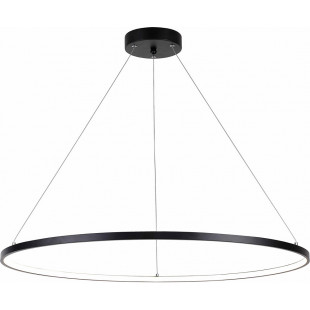 Lampa wisząca LED czarna Horik 90cm - ZumaLine | Minimalizm
