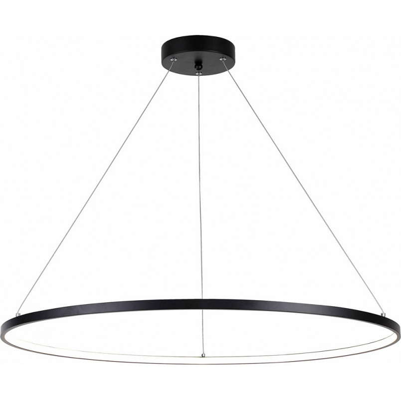 Lampa wisząca LED czarna Horik 90cm - ZumaLine | Minimalizm